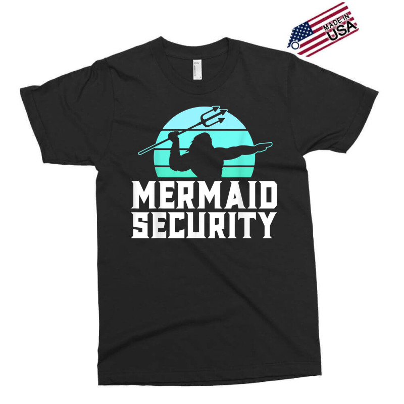 Mermaid Security Mens Boys Swimmer Dad Merdad Trident Exclusive T-shirt | Artistshot