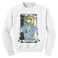 Tarot Card The High Priestess Ii Occult Vintage Color Youth Sweatshirt | Artistshot