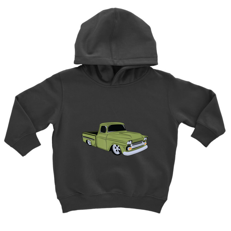 Vintage Lowrider Hot Rod Truck Toddler Hoodie by fenderbendable | Artistshot