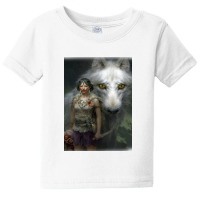 Mononoke Wolf Anime Baby Tee | Artistshot