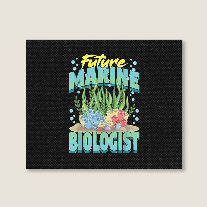 Future Marine Biologist Ocean Life Marine Biology Student Landscape Canvas Print | Artistshot