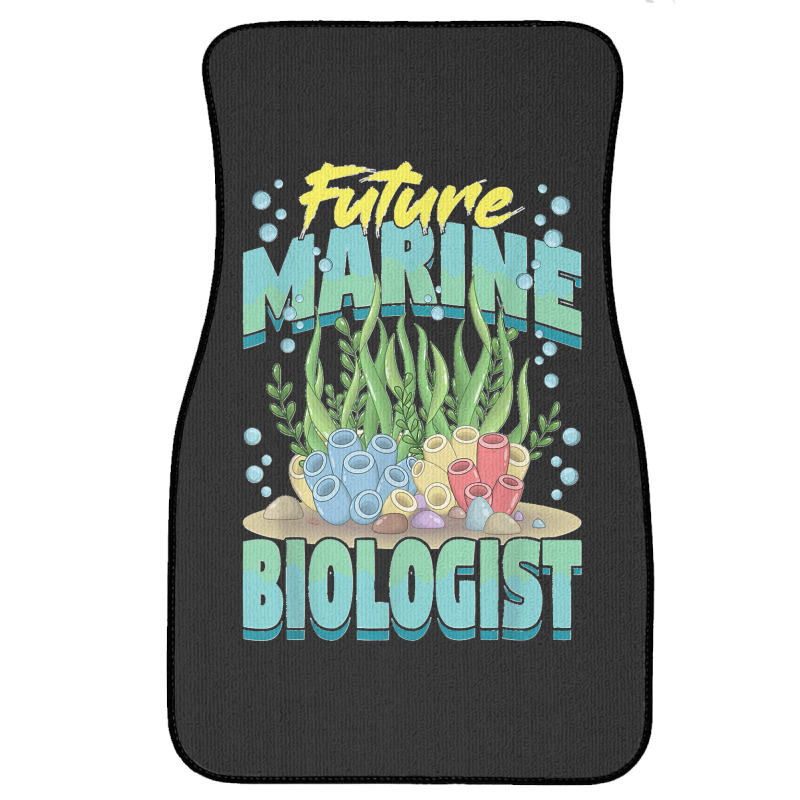 Future Marine Biologist Ocean Life Marine Biology Student Front Car Mat | Artistshot