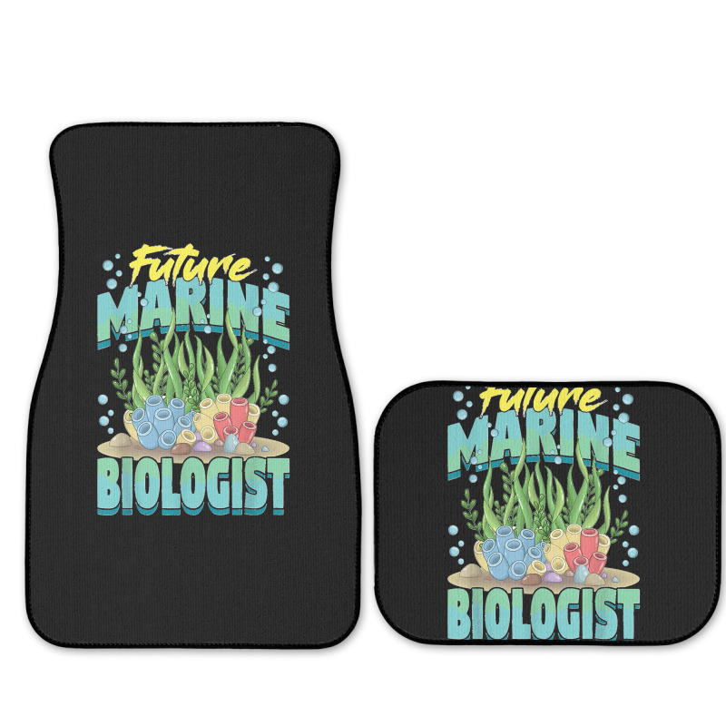 Future Marine Biologist Ocean Life Marine Biology Student Full Set Car Mats | Artistshot