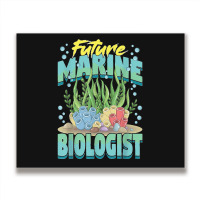 Future Marine Biologist Ocean Life Marine Biology Student Metal Print Horizontal | Artistshot