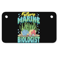 Future Marine Biologist Ocean Life Marine Biology Student Motorcycle License Plate | Artistshot