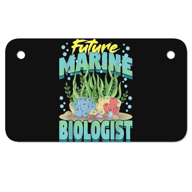 Future Marine Biologist Ocean Life Marine Biology Student Motorcycle License Plate | Artistshot