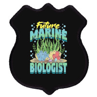 Future Marine Biologist Ocean Life Marine Biology Student Shield Patch | Artistshot