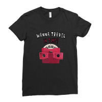 Nostalgia Wanna Travel In Time Ladies Fitted T-shirt | Artistshot