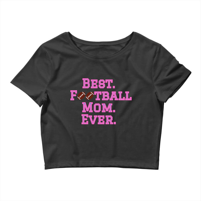 Best Football Mom Pink Crop Top by declangreenwood | Artistshot