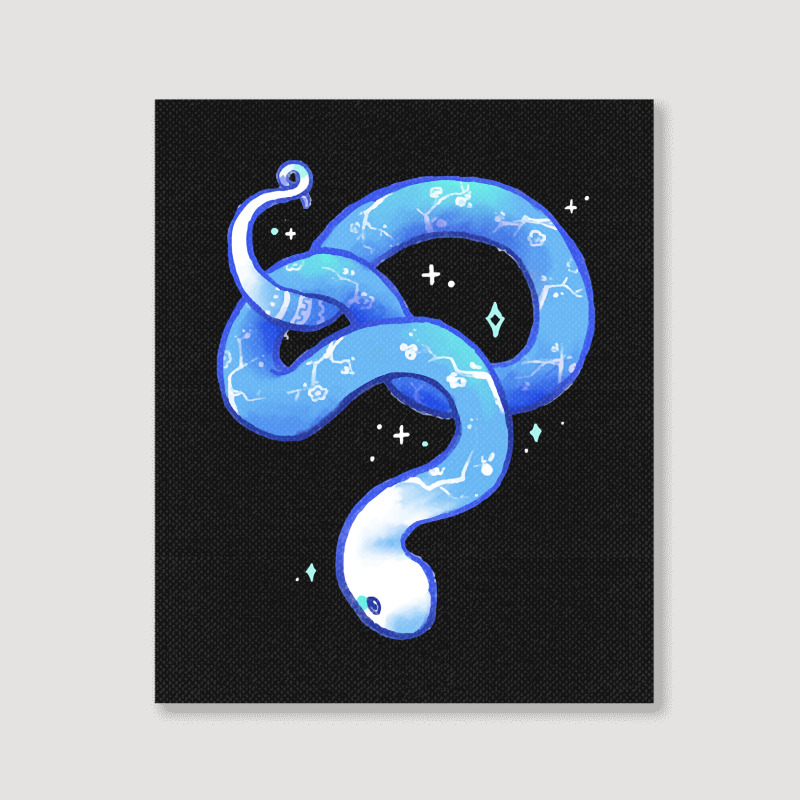 Ceramic Snake Portrait Canvas Print | Artistshot