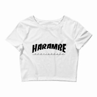 R.i.p Harambe Crop Top | Artistshot