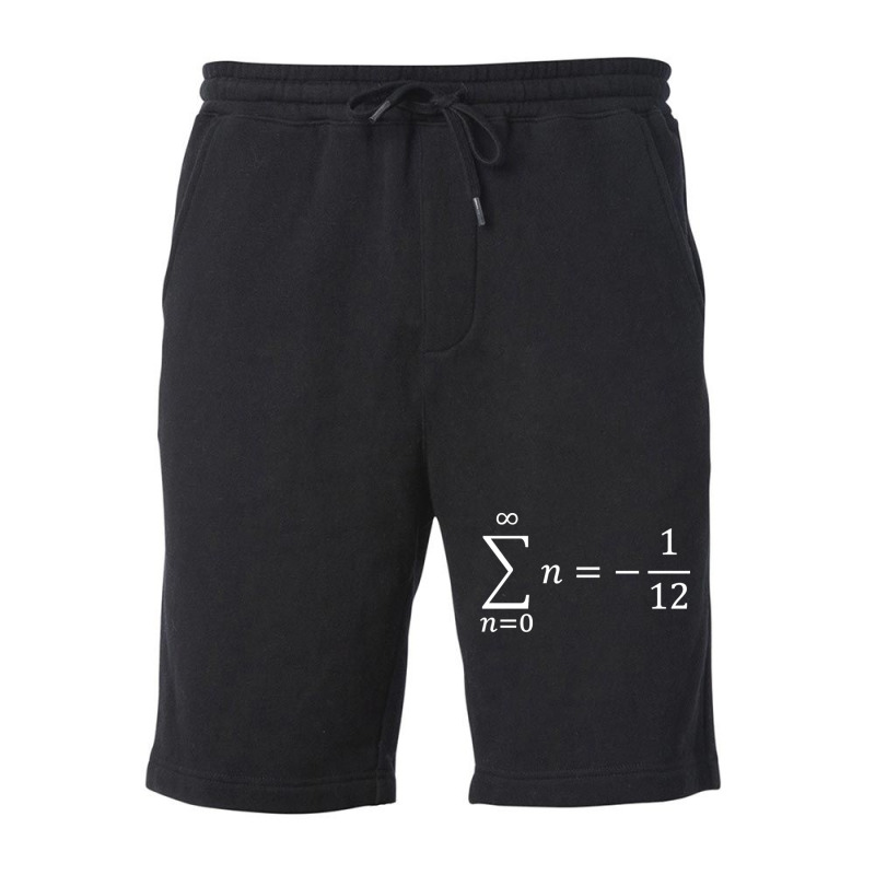 Sum Of All Natural Numbers Calculus And Math Fleece Short by JanisIda | Artistshot