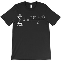 Sum Of Natural Numbers Algebra And Math T-shirt | Artistshot