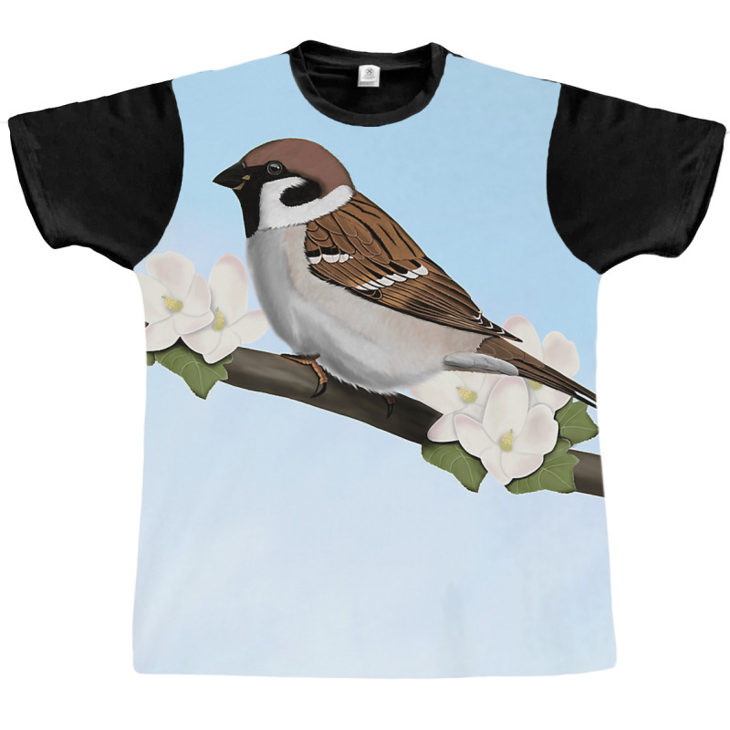 House Sparrow Bird Birder Birdlover Birdwatcher Biologist Premium Graphic T-shirt by JOHNDTROUTMAN | Artistshot