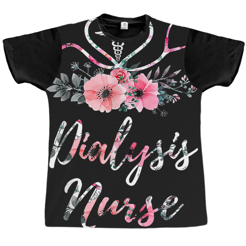 Dialysis Nurse Patient Care Graphic T-shirt by KevinO'Connor | Artistshot