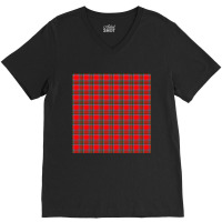 Binning Plaid Tartan Scottish V-neck Tee | Artistshot