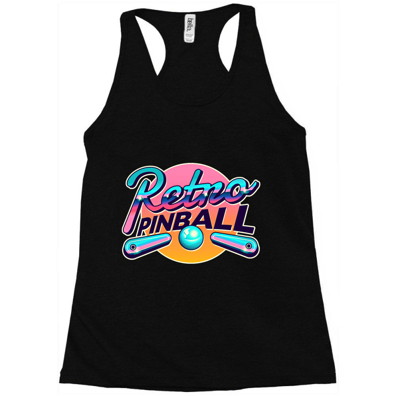 Classic Retro Pinball Vaporwave Aesthetic Racerback Tank by Inmamlil638 | Artistshot