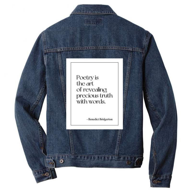 Best Benedict Bridgerton Quotes Men Denim Jacket by Mark E Phillips | Artistshot