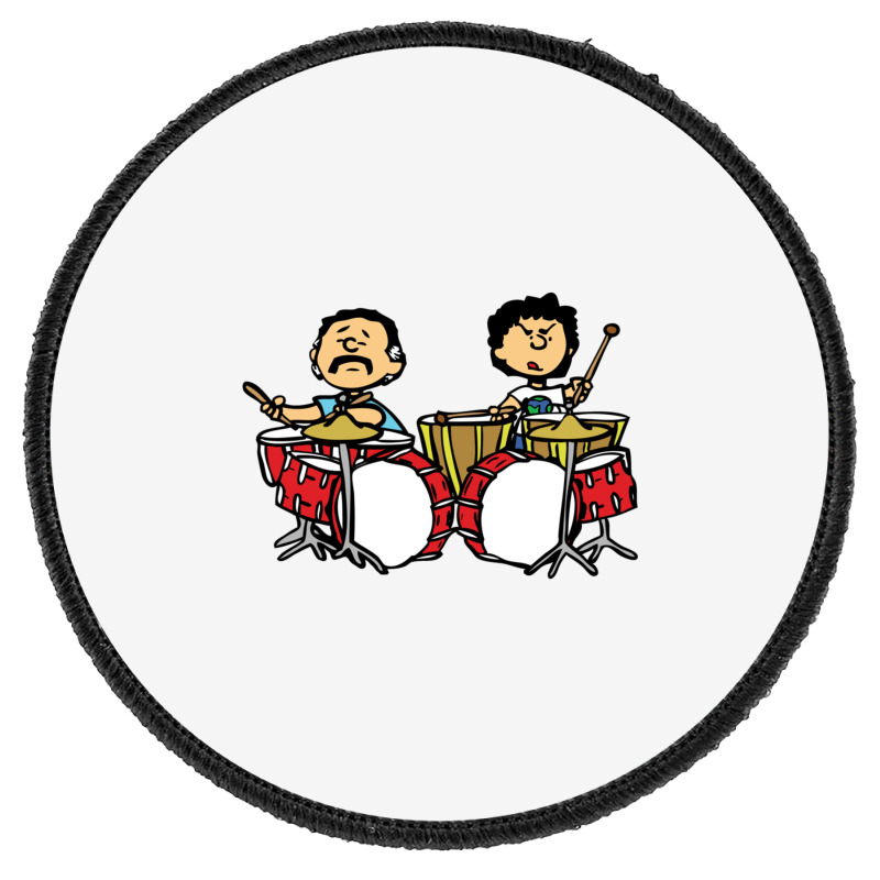 Rhythm Devils And Peanuts Mashup (gratenuts) Round Patch | Artistshot