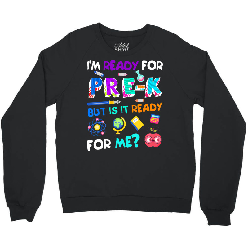 Kids Back To Pre-k 1st Day Of Pre-k Preschool Crewneck Sweatshirt | Artistshot