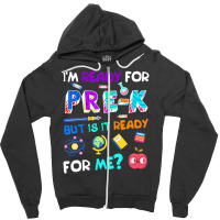 Kids Back To Pre-k 1st Day Of Pre-k Preschool Zipper Hoodie | Artistshot