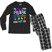 Kids Back To Pre-k 1st Day Of Pre-k Preschool Men's Long Sleeve Pajama Set | Artistshot