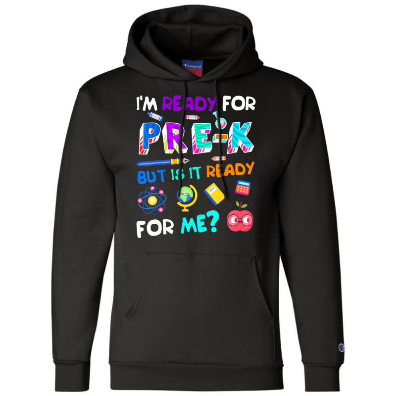 Kids Back To Pre-k 1st Day Of Pre-k Preschool Champion Hoodie | Artistshot