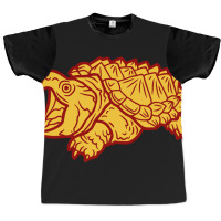 Alligator Snapping Turtle - Reptile - Wildlife - Japanese Monster - Sn Graphic T-shirt | Artistshot