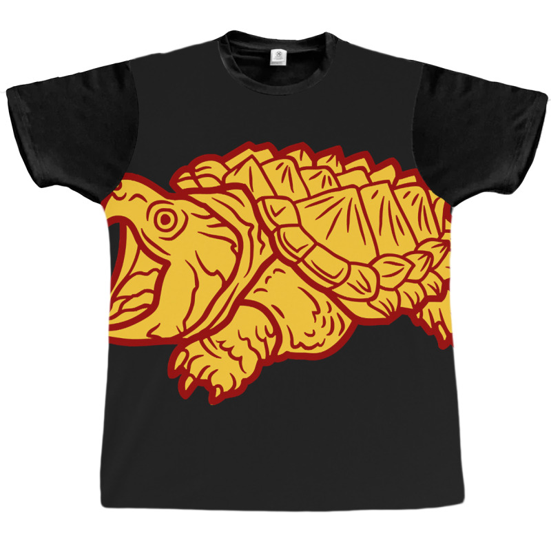 Alligator Snapping Turtle - Reptile - Wildlife - Japanese Monster - Sn Graphic T-shirt | Artistshot