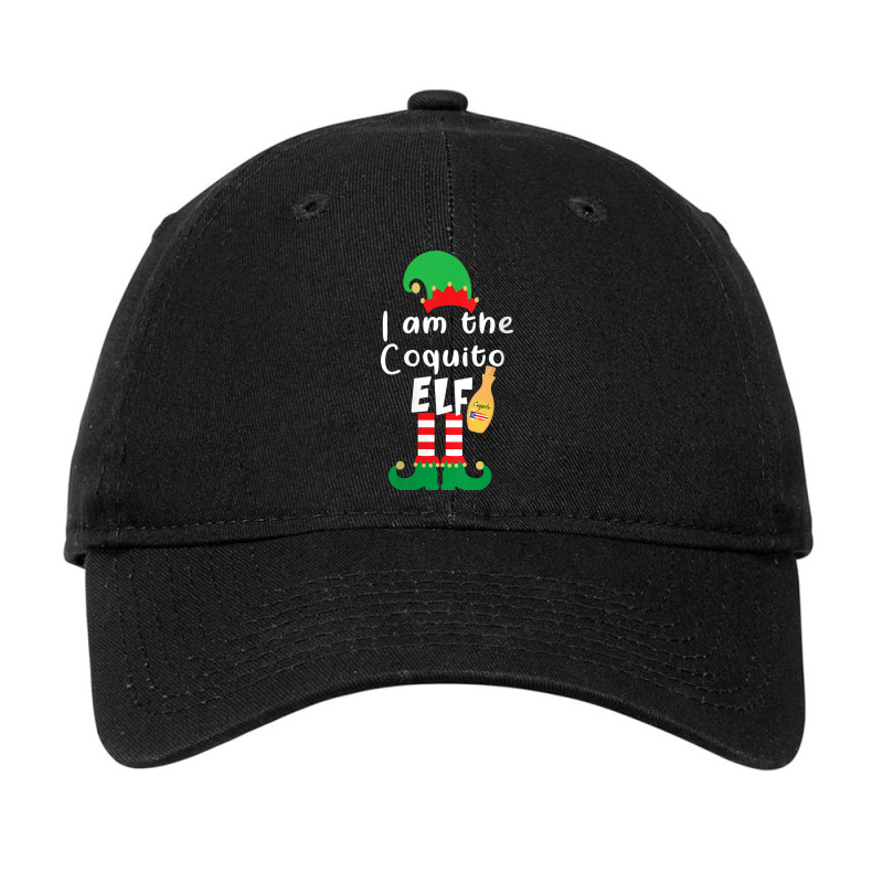 Womens Coquito Elf Funny Puerto Rico Matching Christmas Bilingual V Ne Adjustable Cap by dorman | Artistshot