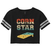 Corn Star Funny Cornhole Tournament Scorecard Crop Tee | Artistshot