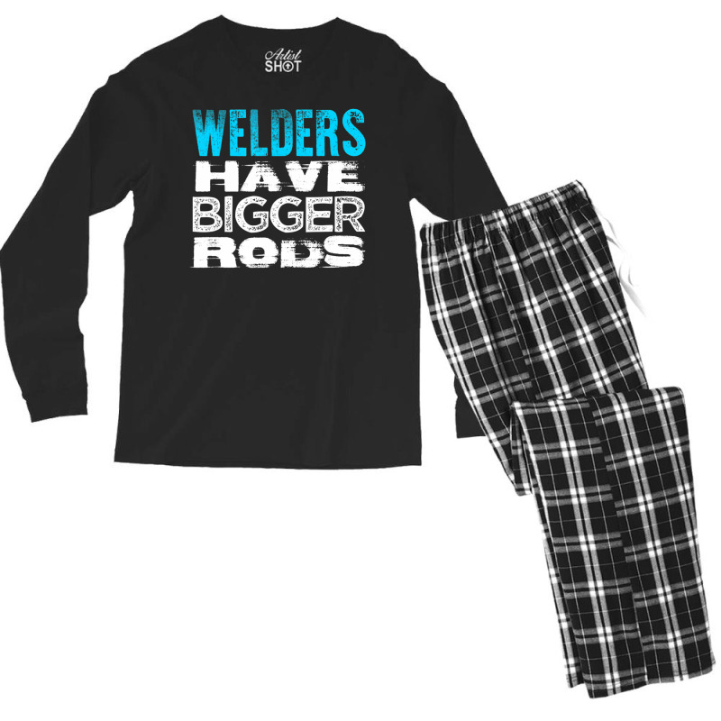 Welder Rods Pipeliner Welder Welding Pipeline (2) Men's Long Sleeve Pajama Set | Artistshot