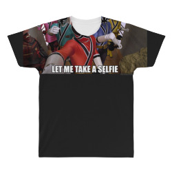 Power Rangers But First Let Me Take A Selfie All Over Men's T-shirt | Artistshot