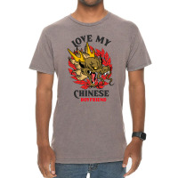 Love My Chinese Boyfriend Vintage T-shirt | Artistshot