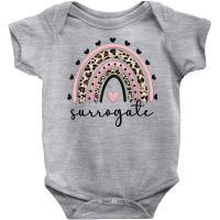 Surro Mama Rainbow Surrogate Mother Gestational Carrier T Shirt Baby Bodysuit | Artistshot