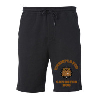 Unemployed Gangster Dog Fleece Short | Artistshot