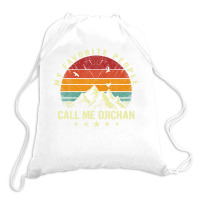 Mens My Favorite People Call Me Ojichan Cool Father's Day Drawstring Bags | Artistshot