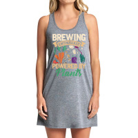 Brewing Enthusiast Powered By Beer Homebrewing Craftbeer Hop T Shirt Tank Dress | Artistshot