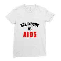 Everybody Vs Aids Ladies Fitted T-shirt | Artistshot