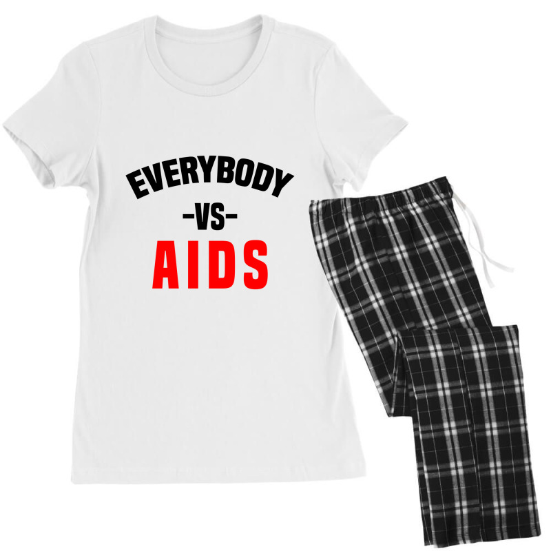 Everybody Vs Aids Women's Pajamas Set by denvector | Artistshot