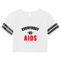 Everybody Vs Aids Scorecard Crop Tee | Artistshot