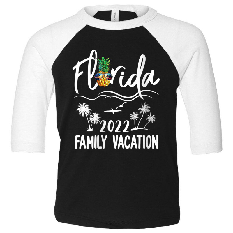 Womens Florida 2022 Island Pineapple Toddler 3/4 Sleeve Tee by fenderbendable | Artistshot