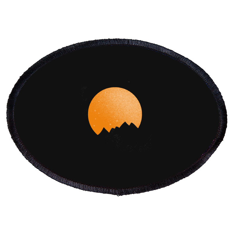 Orange Planetfall Oval Patch | Artistshot