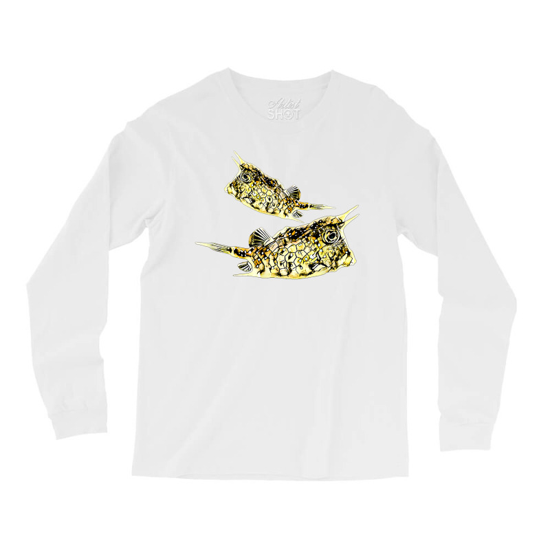 Cowfish Fish Ocean Saltwater Reef Aquarium Lovers T Shirt Long Sleeve Shirts by mintywotm | Artistshot