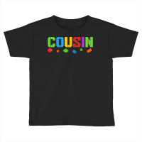 Cousin Funny Blocks Master Builder Brick Builder Birthday T Shirt Toddler T-shirt | Artistshot