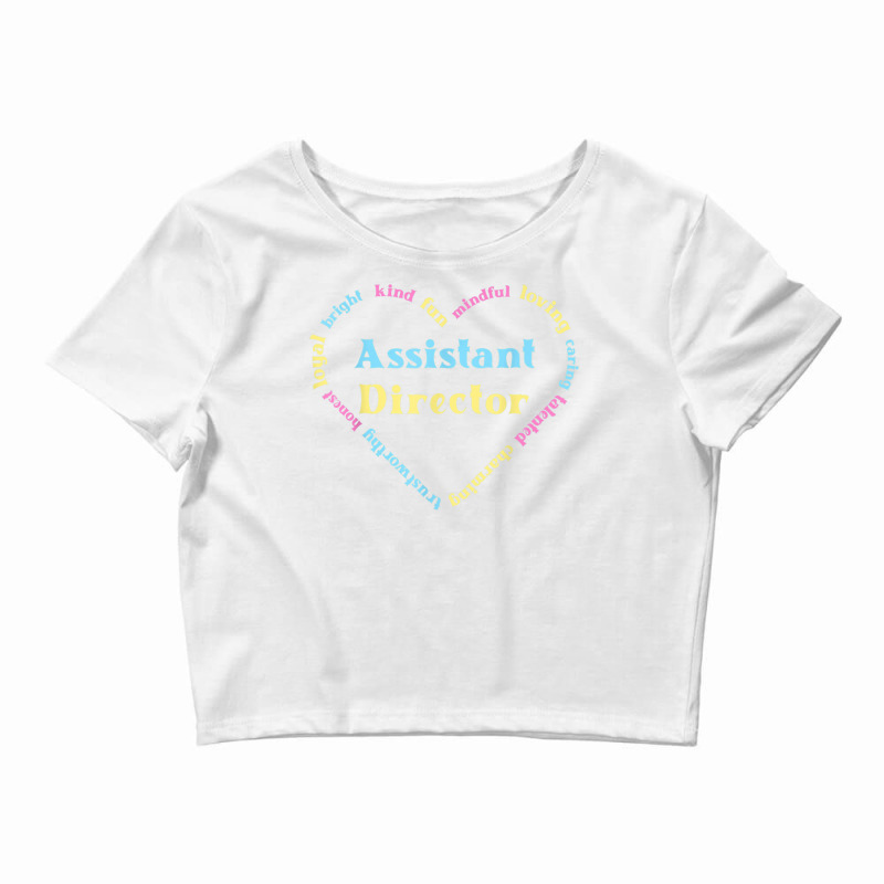 Assistant Director T Shirt Crop Top by joseja | Artistshot