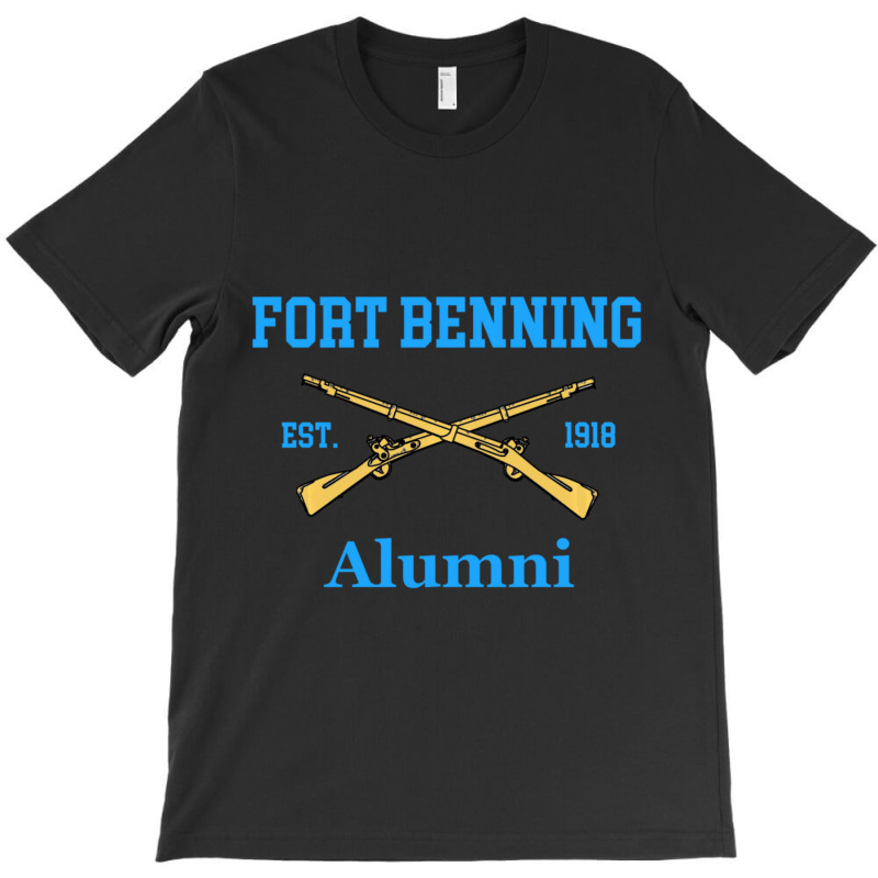 Fort Benning Alumni Est 1918 Grunt College T-shirt | Artistshot