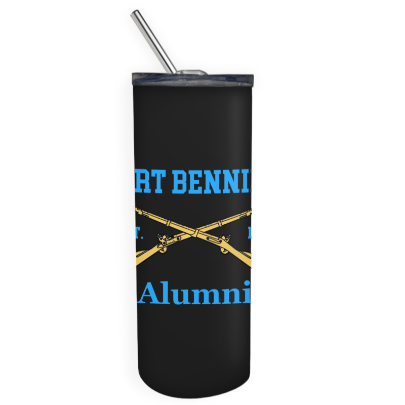 Fort Benning Alumni Est 1918 Grunt College Skinny Tumbler | Artistshot