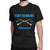 Fort Benning Alumni Est 1918 Grunt College Classic T-shirt | Artistshot