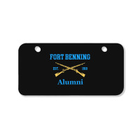 Fort Benning Alumni Est 1918 Grunt College Bicycle License Plate | Artistshot